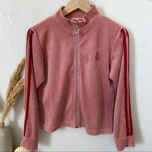 Vintage Cake clothing velvet pink sweater